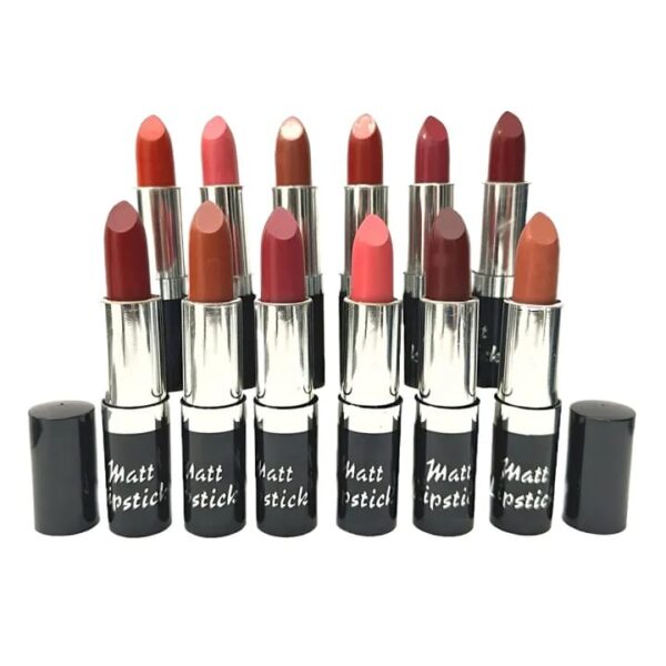 Pack of 12 Matte Lipsticks Special Sale For Woman.