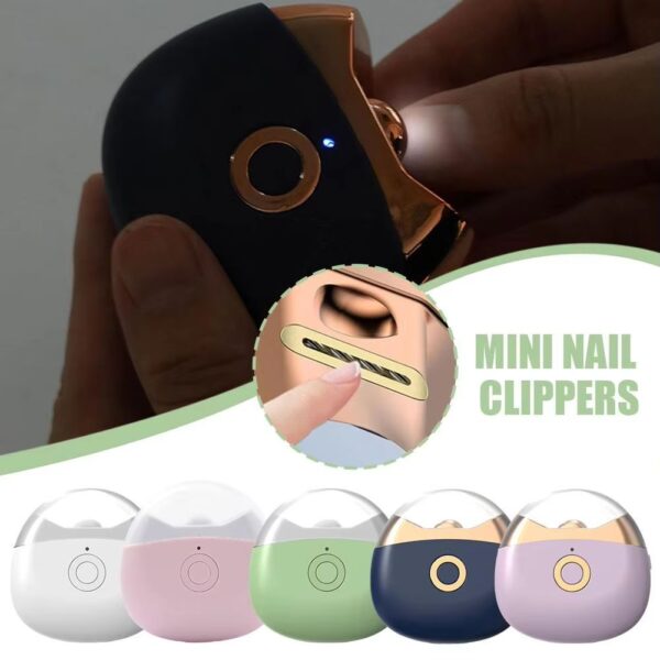 Smart Nail Polisher Electric Automatic Nail Clipper Mini Portable Finger Nail Tools For Kids Baby