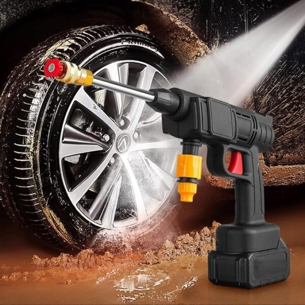 Portable Powerful High Pressure 48v Max Power Link System Cordless Wireless Car Wash Water Jet Foam Gun